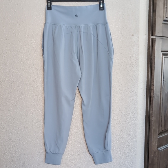 Athleta Blue High-Rise Jogger Track Pants - Picture 2 of 8